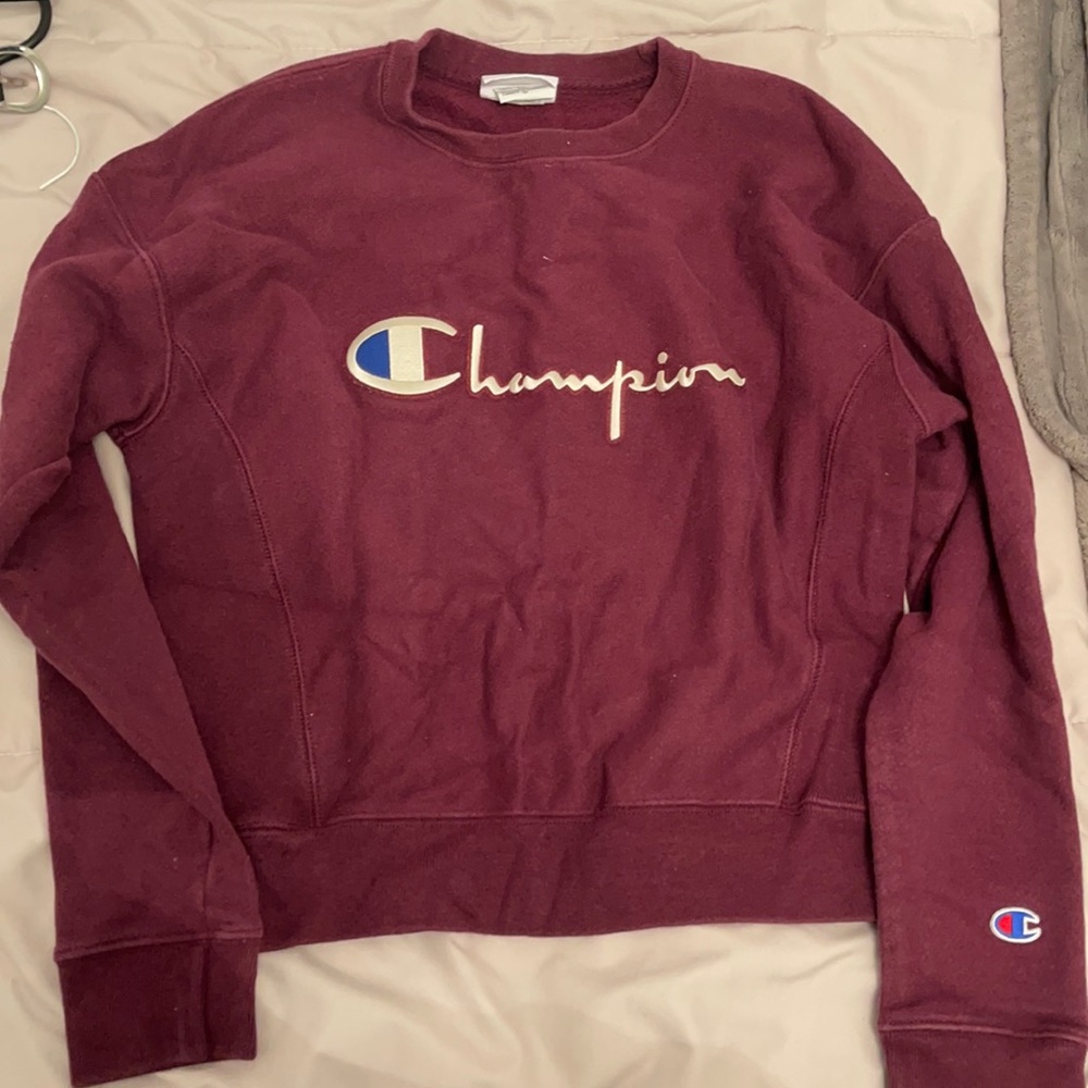 Champion Burgundy Crew Neck
